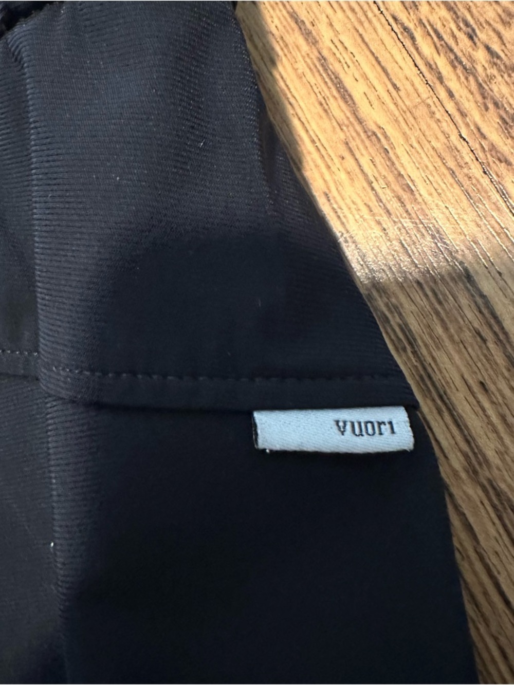 Vuori Black Elastic-Waist Straight Leg miles ankle Pants size small comfortable - Picture 7 of 12